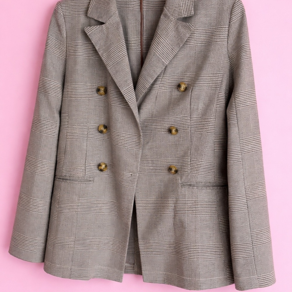 ALTAR’D STATE Women’s Blazer Jacket - Simple/small stripes